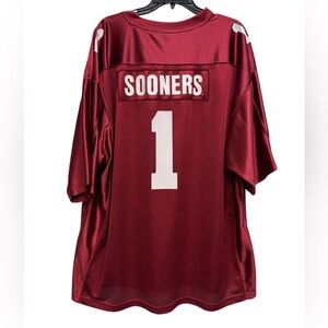 Oklahoma Sooners Sayin OU Maroon Red Team Starter #1 Jersey 2XL